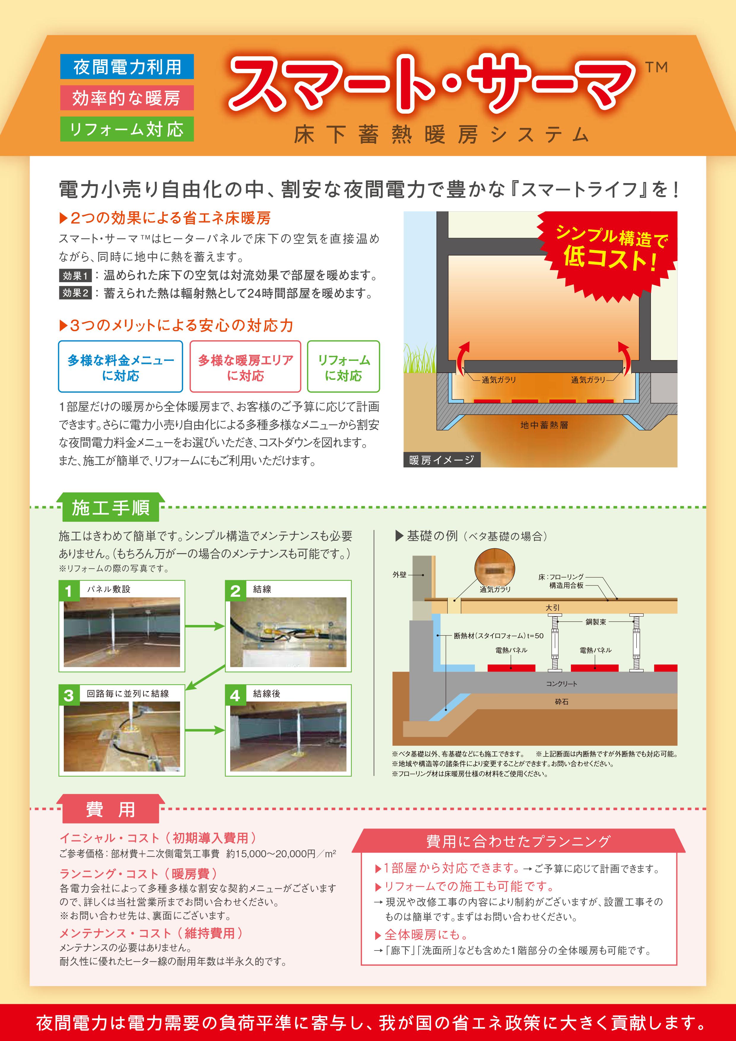 地下地中蓄熱